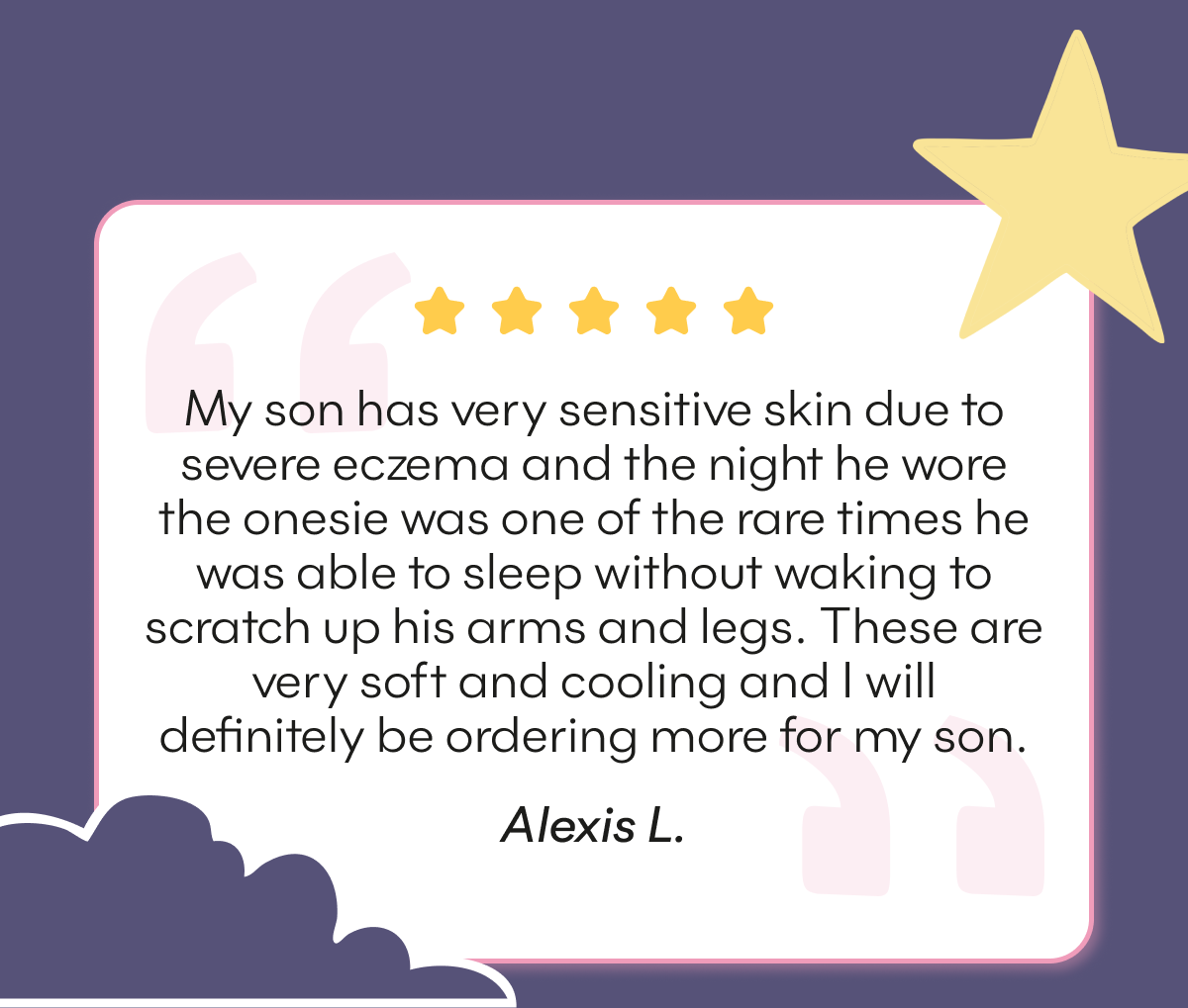 Customer testimonial