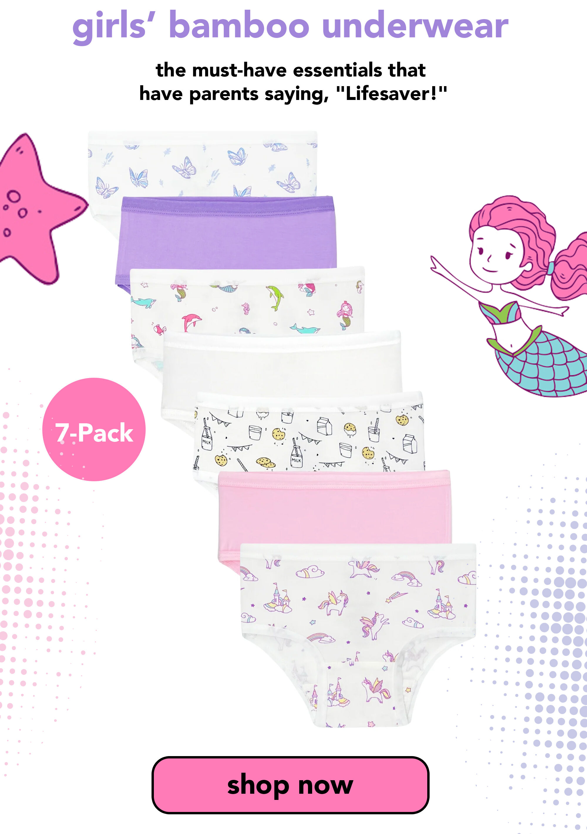 Girls' underwear