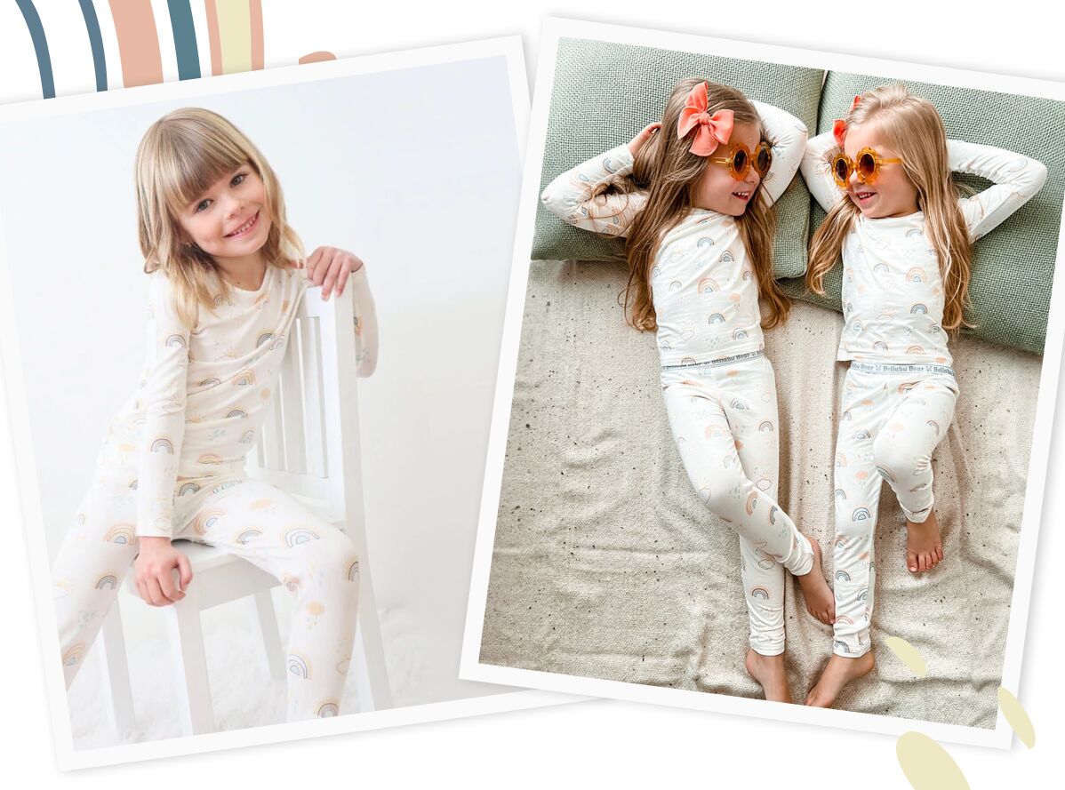 shop rainbow pajamas